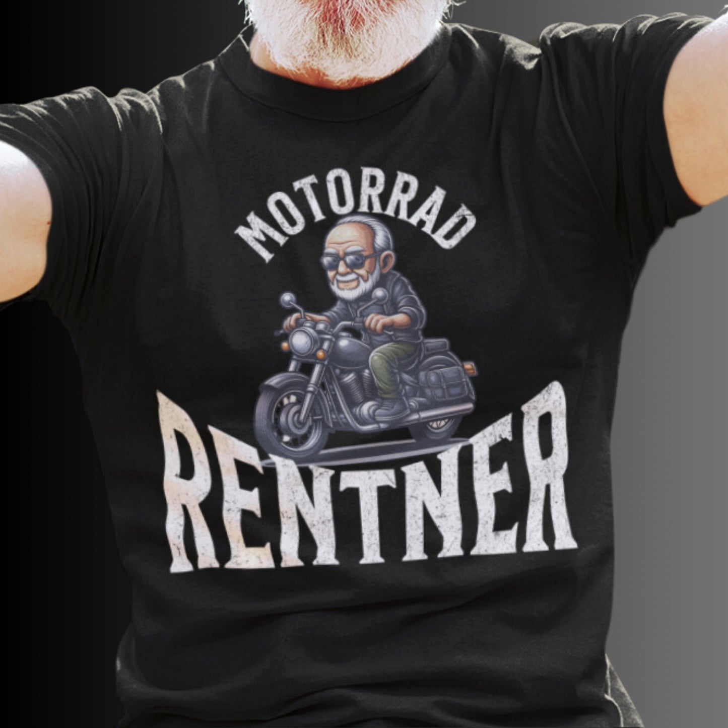 Motorrad Rentner – Einzigartiges Motorrad T-Shirt für Rentner