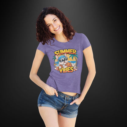 summer vibes dunkel - Ladies Premium Shirt