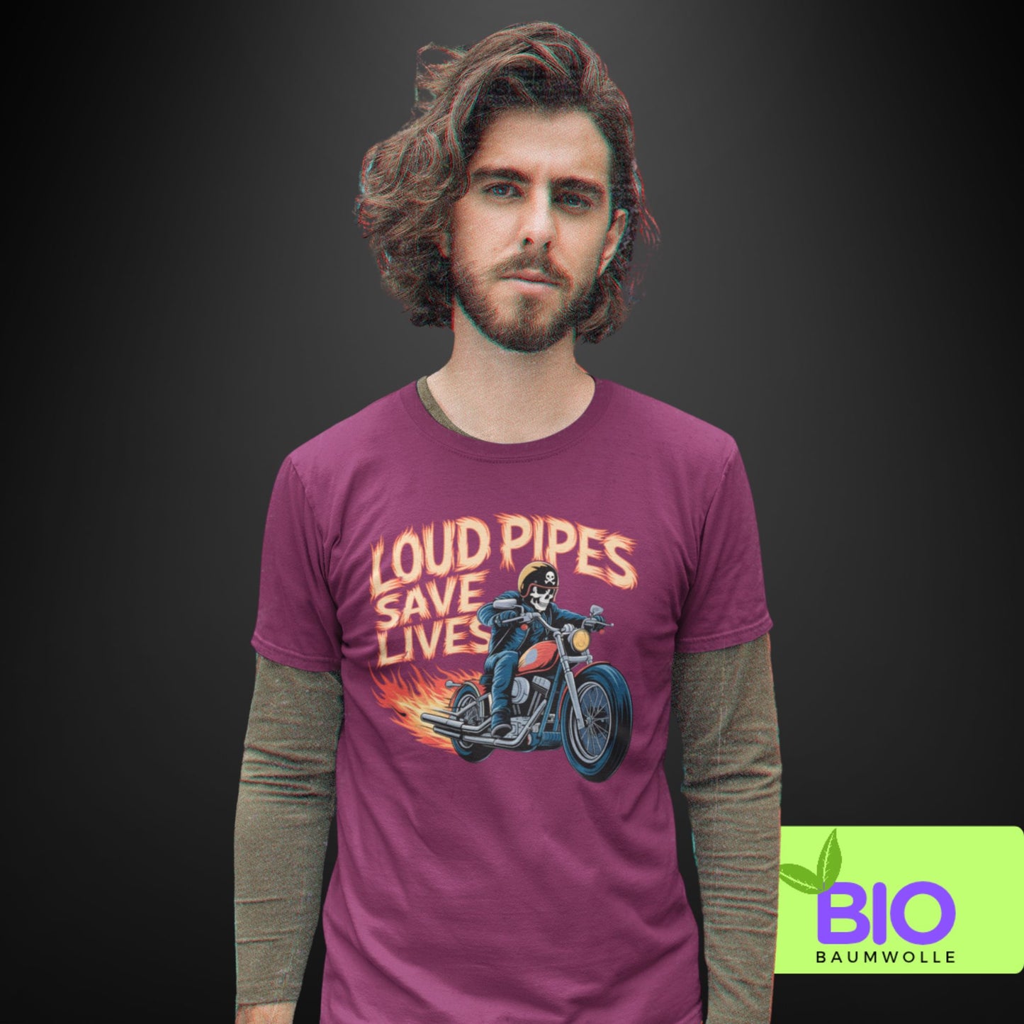 Loud pipes save lives - Organic Shirt