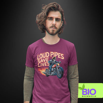 Loud pipes save lives - Organic Shirt