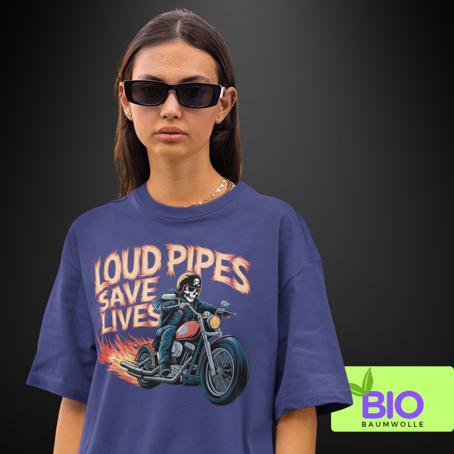 Loud pipes save lives - Organic Shirt