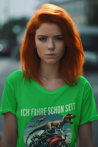 Ich fahre schon seit Urzeiten - Design für Biker und Motorradfahrer - Premium Shirt