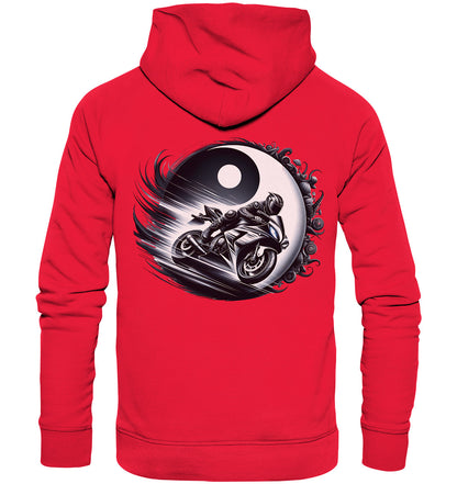 Yin und Yang Biker Hoodie – Perfekt für Motorrad-Enthusiasten - Premium Unisex Hoodie