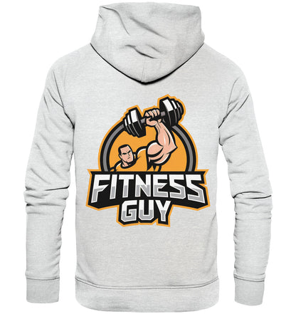 Hoodie Fitness Guy mit Muskel-Handhantel-Motiv - Perfekt für Sportbegeisterte! - Premium Unisex Hoodie