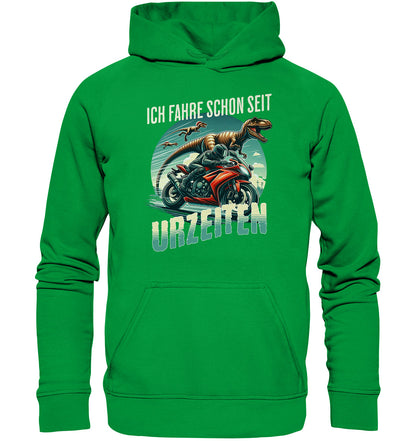 Ich fahre schon seit Urzeiten - Design für Biker und Motorradfahrer - Basic Unisex Hoodie