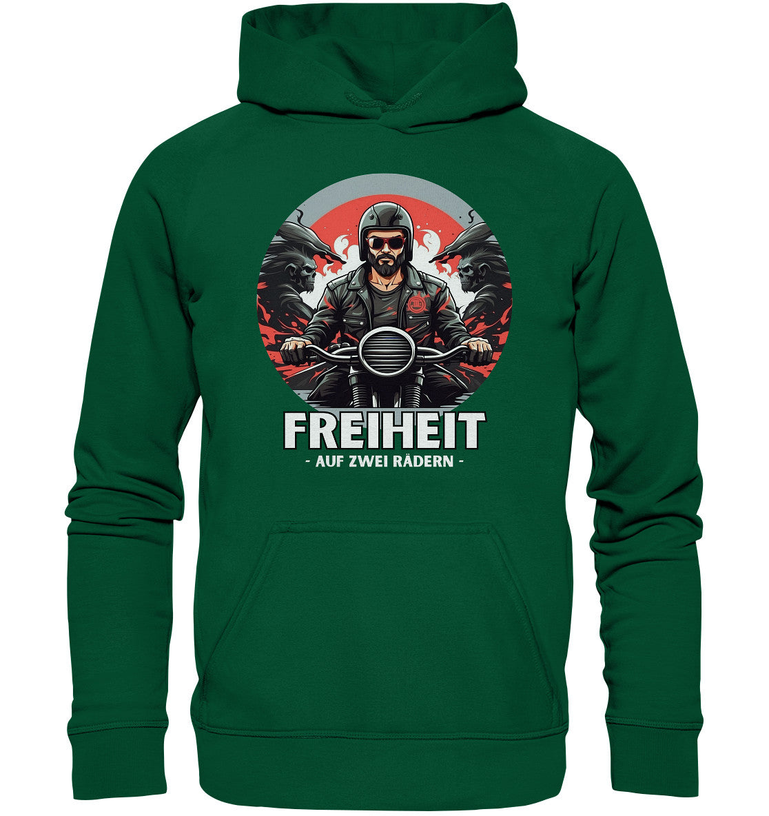 Freiheit auf zwei Rädern - Basic Unisex Hoodie