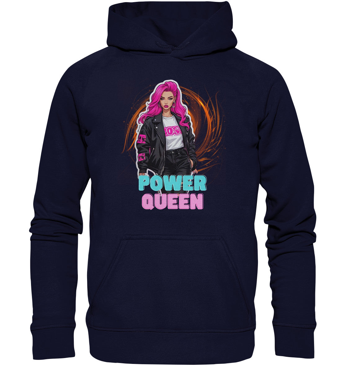 Power Queen - für die starke, selbstbewußte Frau - Basic Unisex Hoodie