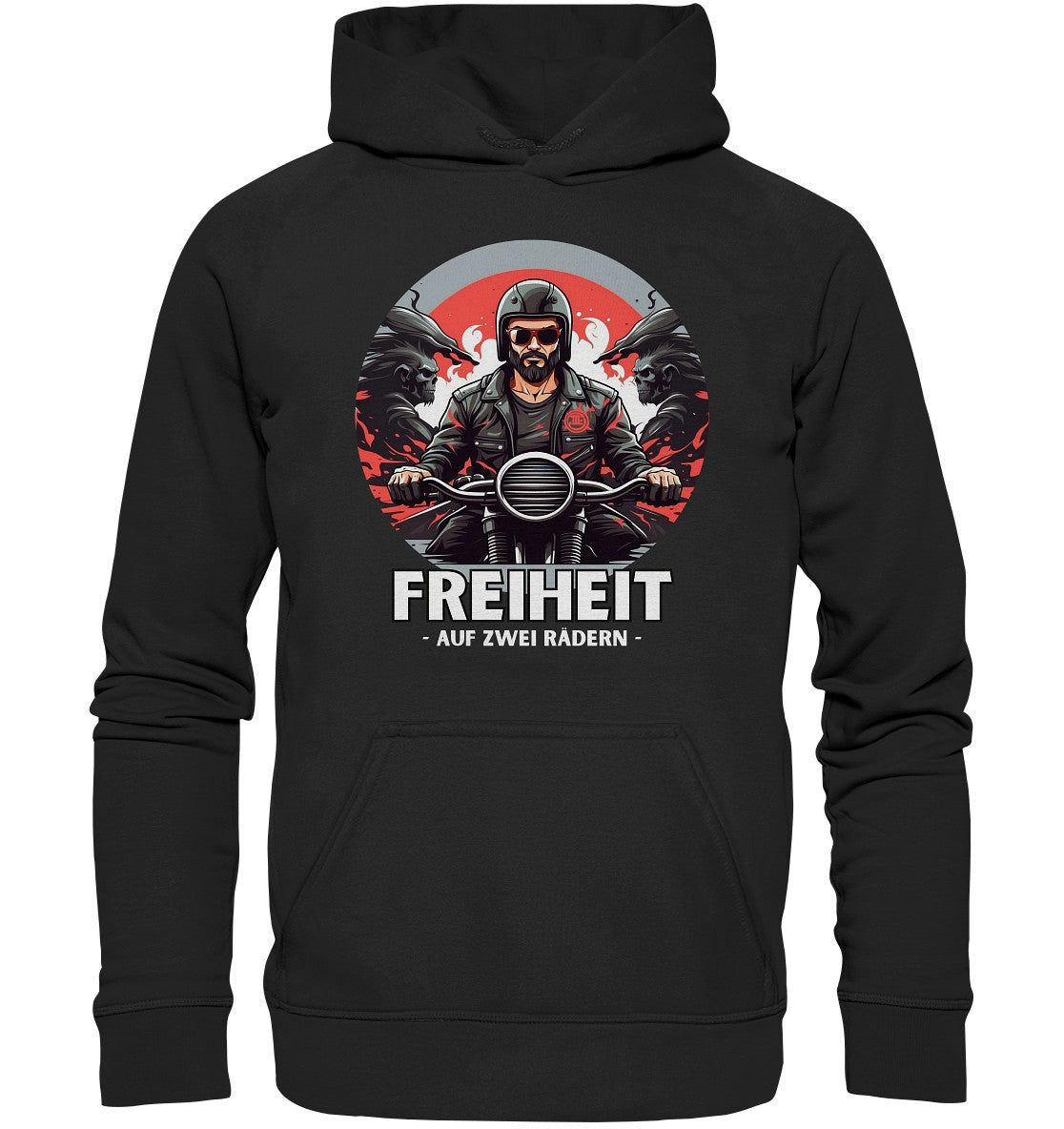 Freiheit auf zwei Rädern - Basic Unisex Hoodie