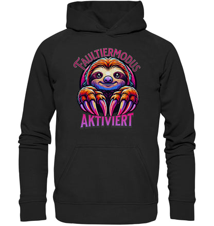 Faultiermodus aktiviert – Lustiges Faultier Design - Basic Unisex Hoodie