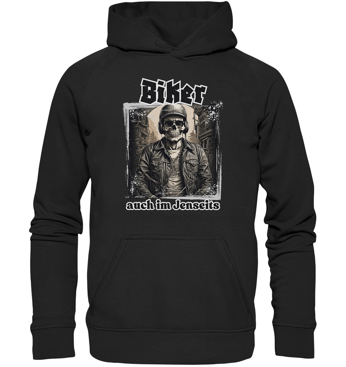 Biker, auch im Jenseits - Basic Unisex Hoodie