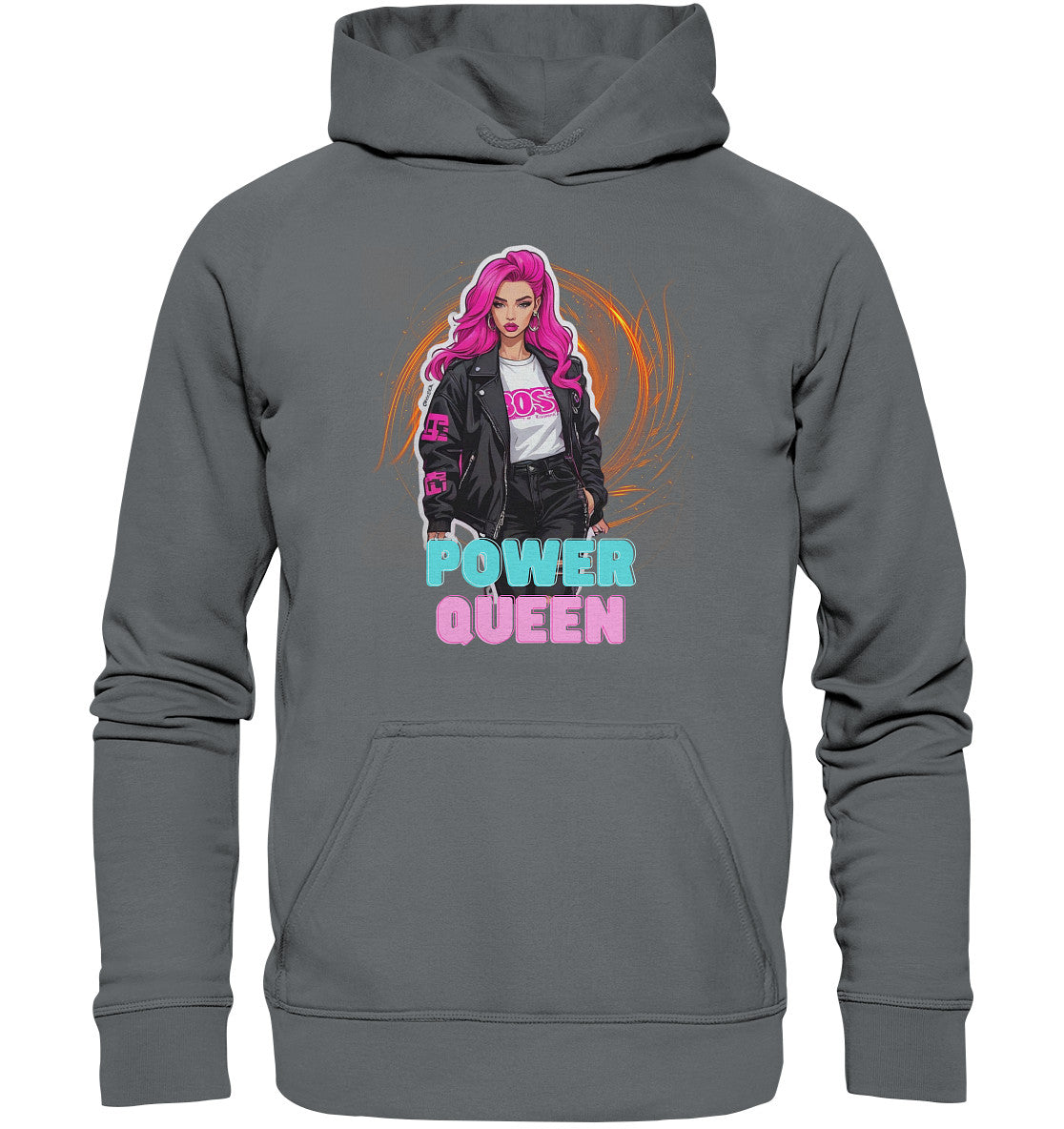 Power Queen - für die starke, selbstbewußte Frau - Basic Unisex Hoodie