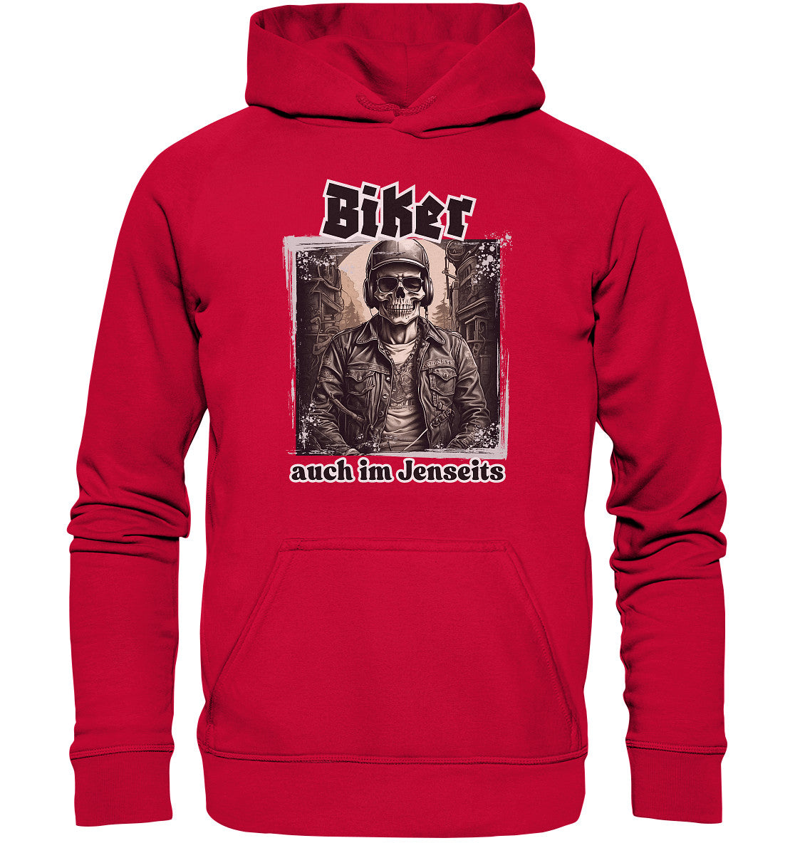 Biker, auch im Jenseits - Basic Unisex Hoodie