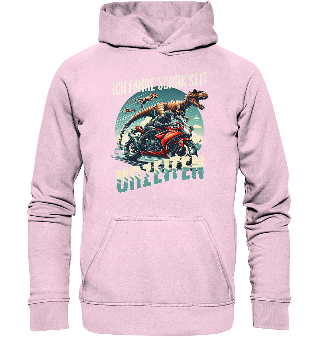 Ich fahre schon seit Urzeiten - Design für Biker und Motorradfahrer - Basic Unisex Hoodie