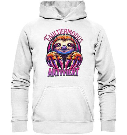 Faultiermodus aktiviert – Lustiges Faultier Design - Basic Unisex Hoodie