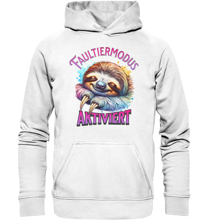 Faultiermodus aktiviert – Lustiges Faultier Design - Basic Unisex Hoodie