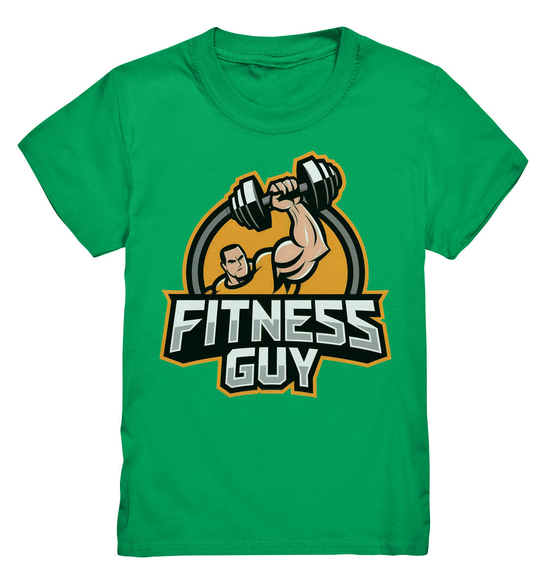 Kinder T-Shirt - Fitness Guy: Perfekt für kleine Muskelprotze & Sportbegeisterte! - Kids Premium Shirt