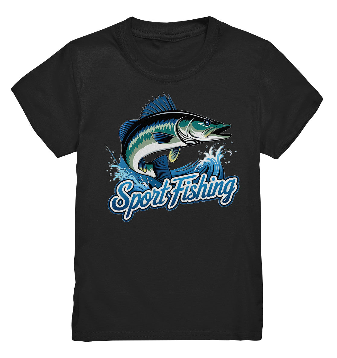 Cooles Sport Fishing Shirt für Kinder – Mit Fantastischem Fischdesign und Witzigem Spruch - Kids Premium Shirt