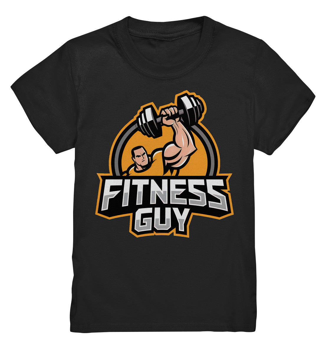 Kinder T-Shirt - Fitness Guy: Perfekt für kleine Muskelprotze & Sportbegeisterte! - Kids Premium Shirt