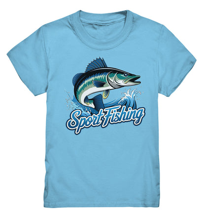 Cooles Sport Fishing Shirt für Kinder – Mit Fantastischem Fischdesign und Witzigem Spruch - Kids Premium Shirt