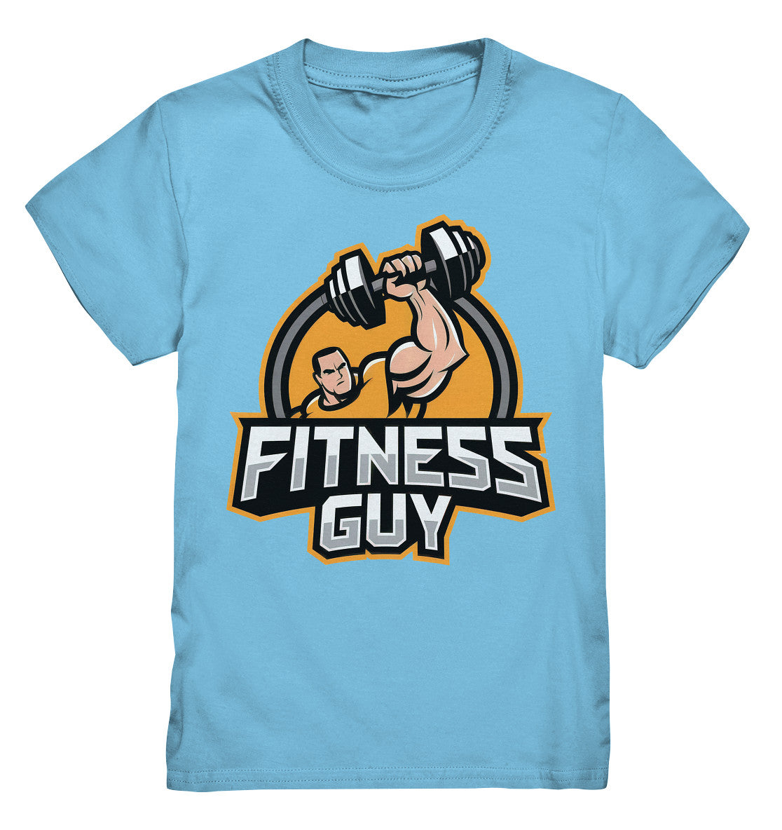 Kinder T-Shirt - Fitness Guy: Perfekt für kleine Muskelprotze & Sportbegeisterte! - Kids Premium Shirt