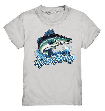 Cooles Sport Fishing Shirt für Kinder – Mit Fantastischem Fischdesign und Witzigem Spruch - Kids Premium Shirt