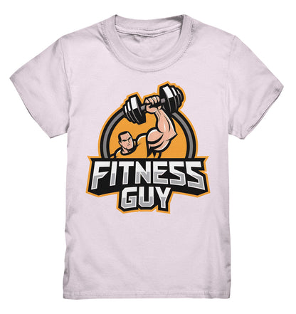 Kinder T-Shirt - Fitness Guy: Perfekt für kleine Muskelprotze & Sportbegeisterte! - Kids Premium Shirt