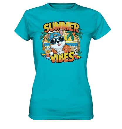 Stylisches Damen Shirt - Perfekte Summer Vibes für Sie - Ladies Premium Shirt