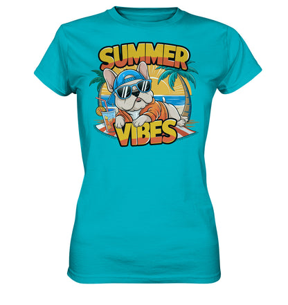 summer vibes dunkel - Ladies Premium Shirt