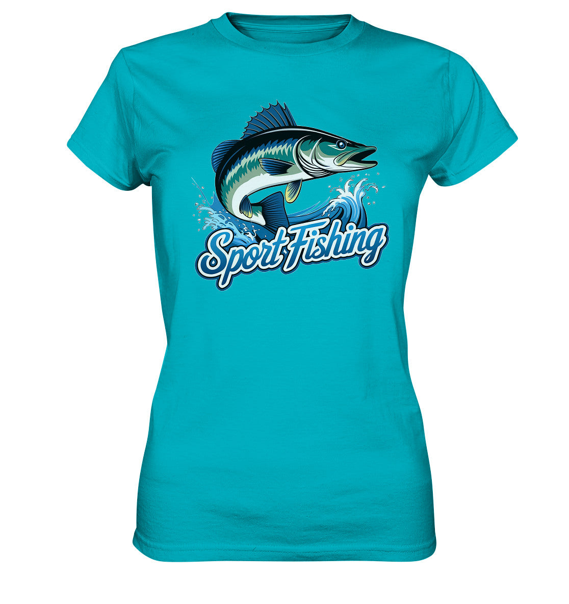 Sport Fishing Ladies Shirt – Cooles Design & Inspirierender Spruch - Ladies Premium Shirt