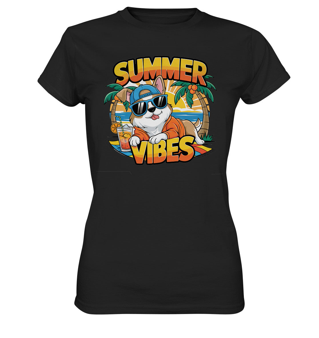 Stylisches Damen Shirt - Perfekte Summer Vibes für Sie - Ladies Premium Shirt