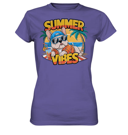 summer vibes dunkel - Ladies Premium Shirt