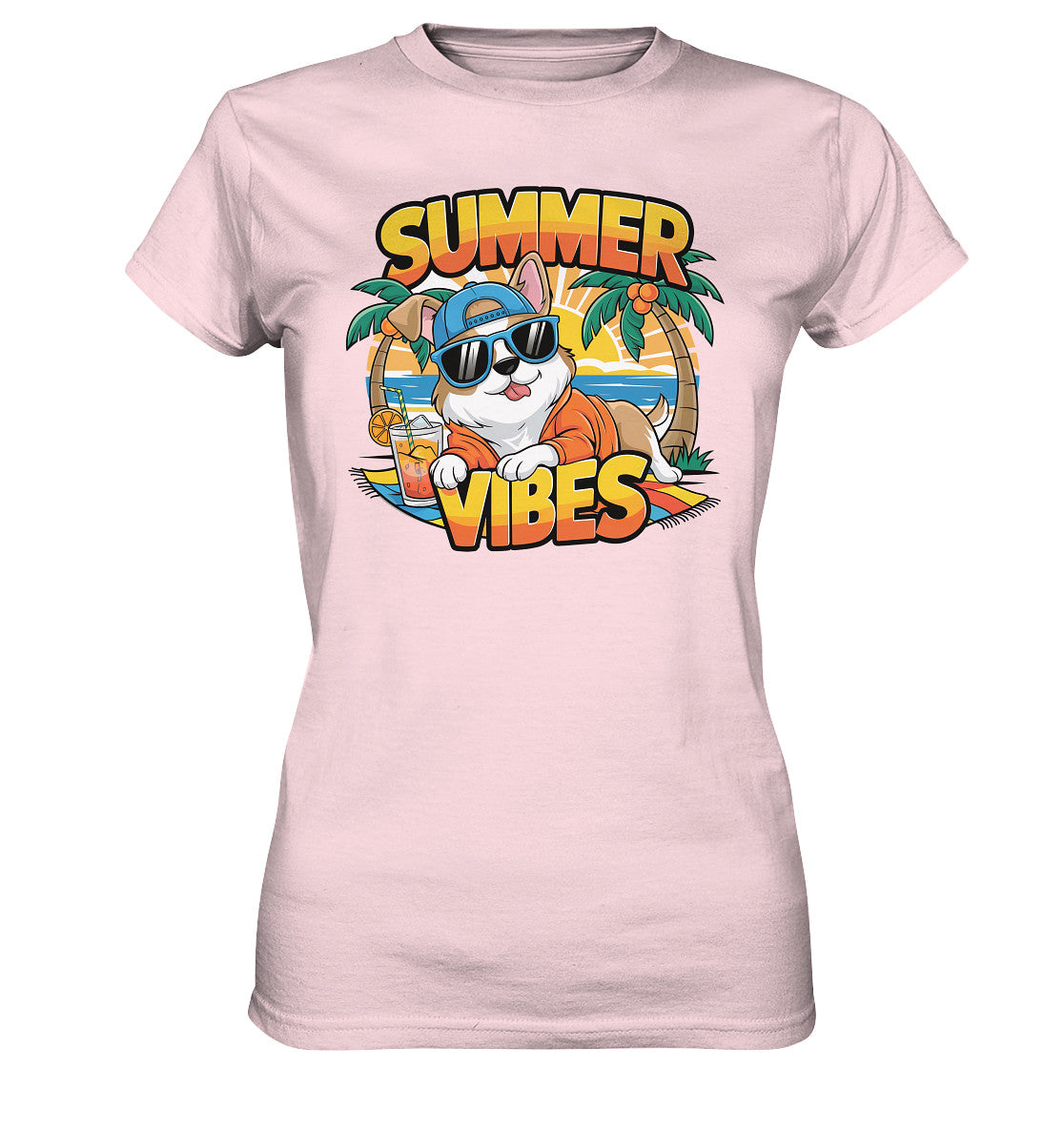 Stylisches Damen Shirt - Perfekte Summer Vibes für Sie - Ladies Premium Shirt