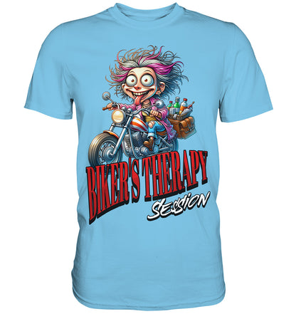 Biker Therapie T-Shirt – Perfekte Kleidung für Motorrad-Enthusiasten - Premium Shirt