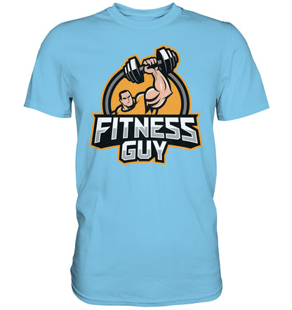 Fitness Guy T-Shirt – Muskeln & Hantel Motiv für Sportbegeisterte- Premium Shirt