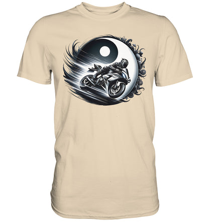 Yin und Yang Biker Shirt - Ein Muss für alle Motorradliebhaber! - Unisex Premium Shirt