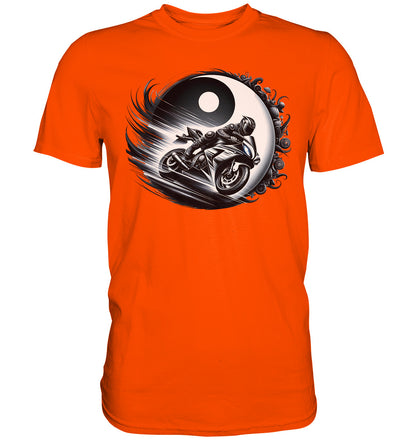 Yin und Yang Biker Shirt - Ein Muss für alle Motorradliebhaber! - Unisex Premium Shirt