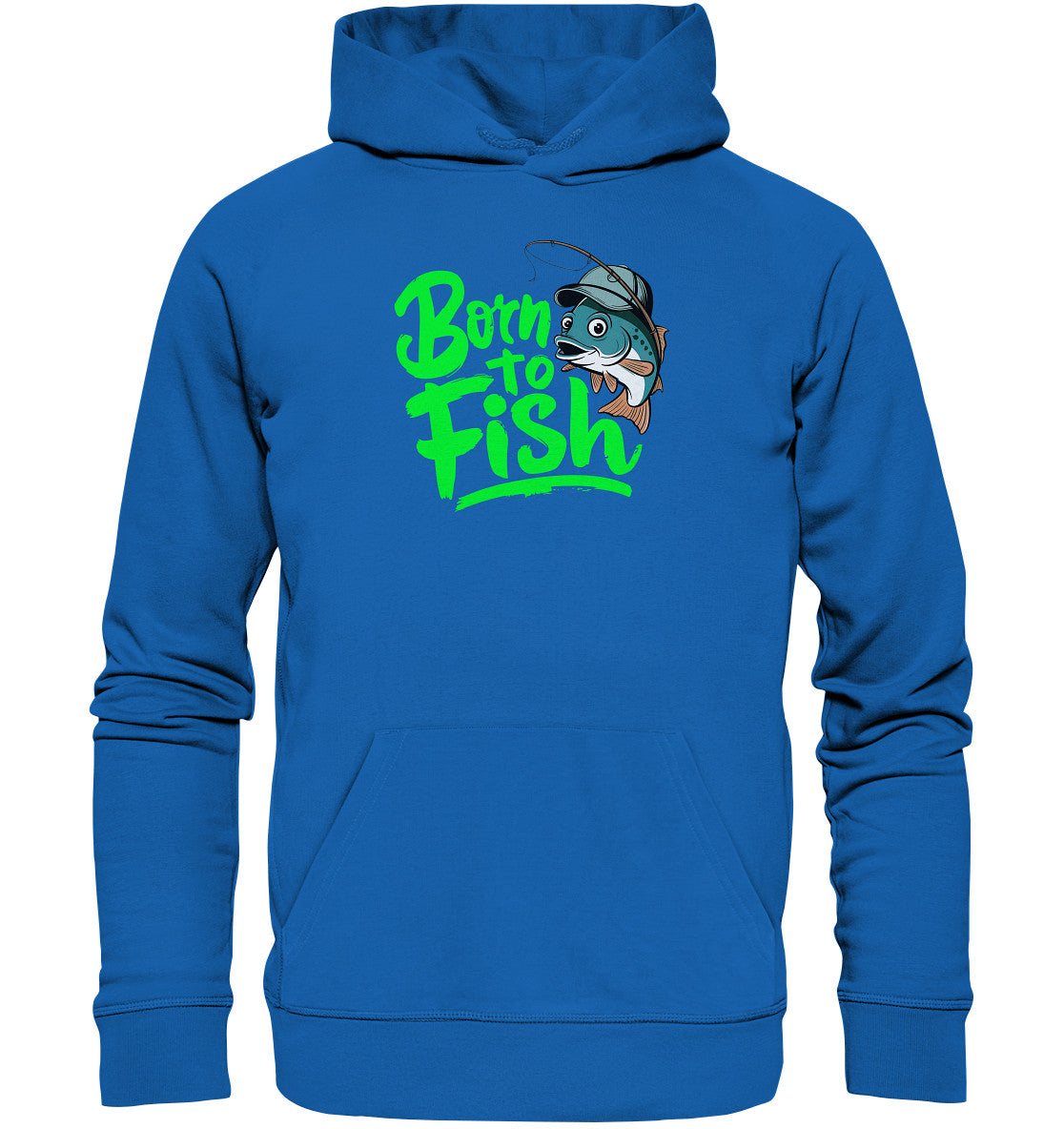 Born to Fish: Beidseitig Bedruckter Hoodie für Angler und Fischliebhaber - Premium Unisex Hoodie