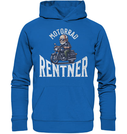 Motorrad Rentner – Man ist nicht zu als fürs Motorrad - Premium Unisex Hoodie