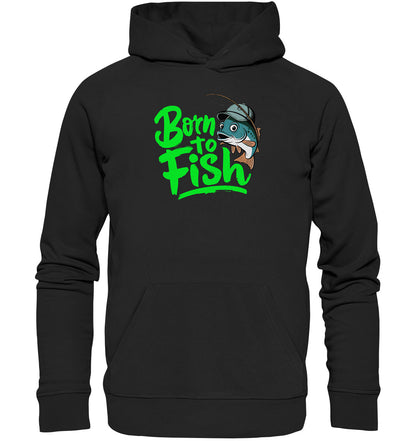 Born to Fish: Beidseitig Bedruckter Hoodie für Angler und Fischliebhaber - Premium Unisex Hoodie