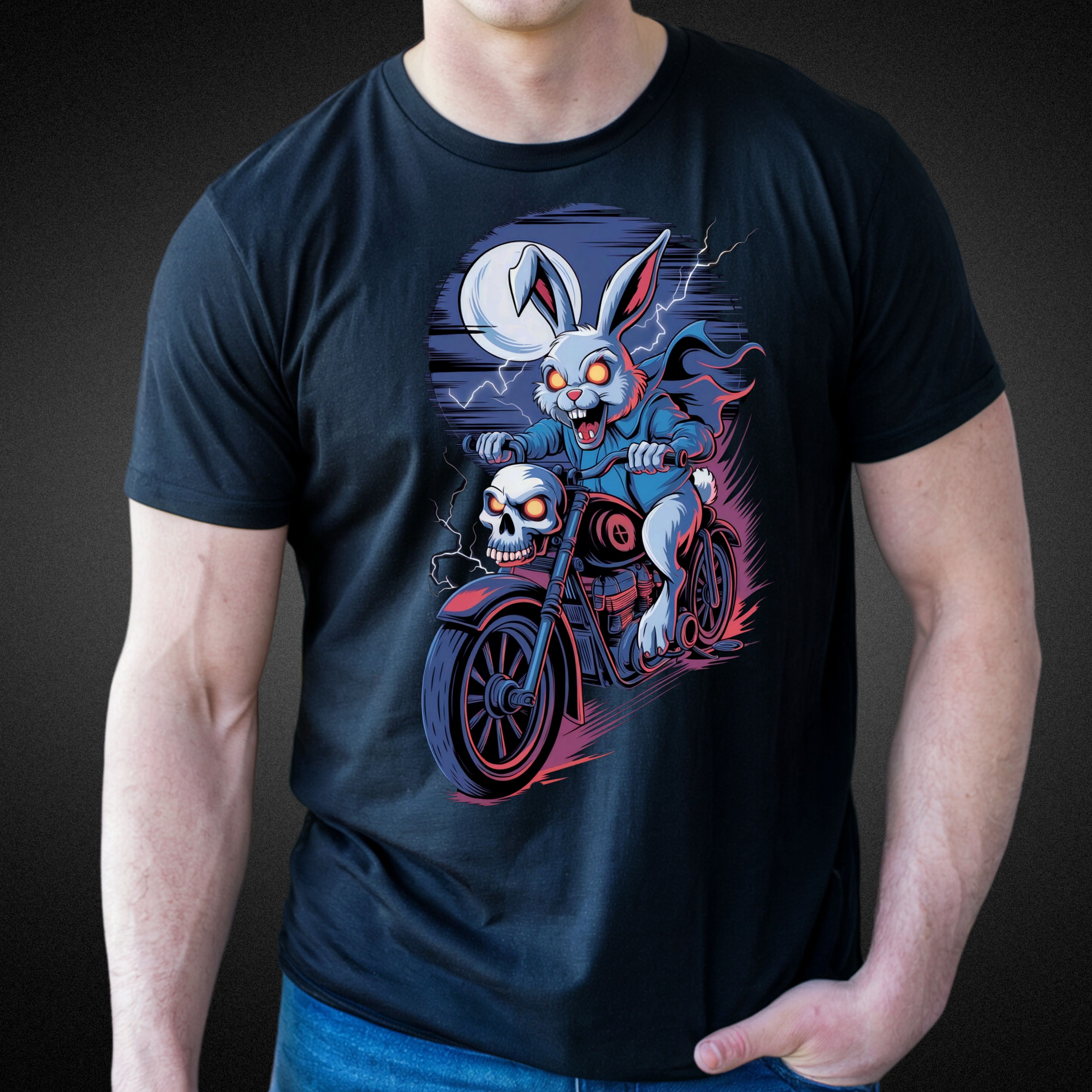 horror-hase-auf-motorrad-t-shirt-einzigartige-furchteinflossende-mode-premium-shirt