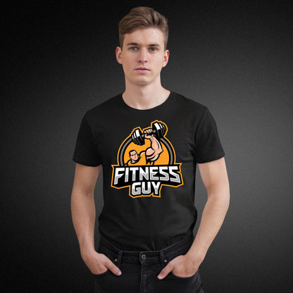 Fitness Guy T-Shirt – Muskeln & Hantel Motiv für Sportbegeisterte- Premium Shirt