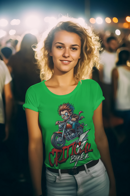 Critical Biker - Design für verrückte Motorradfahrer und -fahrerinnen - Premium Shirt